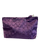 Coach Purple Nylon Monogram Weekender Bag Purple