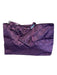 Coach Purple Nylon Monogram Weekender Bag Purple