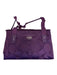 Coach Purple Nylon Monogram Weekender Bag Purple