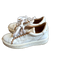 See By Chloe Shoe Size 38 white & tan Leather Scallop Detail Platform Sneakers white & tan / 38