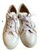 See By Chloe Shoe Size 38 white & tan Leather Scallop Detail Platform Sneakers white & tan / 38