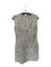 Boho Chic Size M Pink & Tan Polyester Tweed Metallic Thread Sleeveless Dress Pink & Tan / M