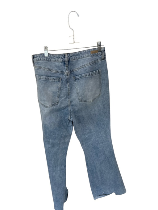 Liverpool Size 29 Light Wash Cotton Flare Raw Hem High Waist Zip Fly Jeans Light Wash / 29