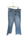 Liverpool Size 29 Light Wash Cotton Flare Raw Hem High Waist Zip Fly Jeans Light Wash / 29