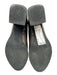 Sesto Meucci Shoe Size 8M Bronze Leather Shimmer Block Heel Almond Toe Booties Bronze / 8M
