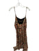 Free People Size M Multi Cotton Blend Floral Spaghetti Strap Maxi Dress Multi / M