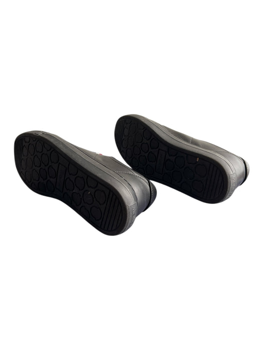 Moncler Shoe Size 35 Black Leather Almond Toe lace up Flat Low Top Shoes Black / 35