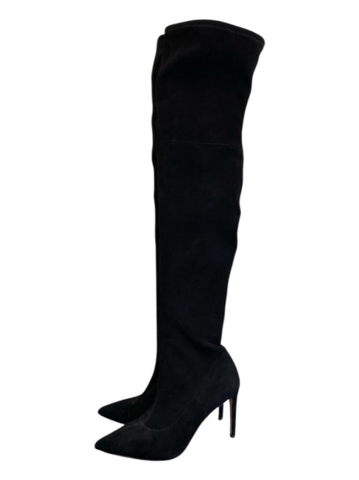 Coach Shoe Size 36 Black Suede Pointed Toe Over the Knee Stiletto Boots Black / 36