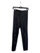 Amiri Size Medium Black Leather Side Zip Back Leg Zip Detail Tapered Pants Black / Medium