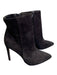 Sam Edelman Shoe Size 6.5 Black Suede Side Zip Above the Ankle Stiletto Booties Black / 6.5