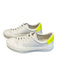 Givenchy Shoe Size 36 White & Neon yellow Leather round toe Lace Front Sneakers White & Neon yellow / 36