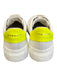 Givenchy Shoe Size 36 White & Neon yellow Leather round toe Lace Front Sneakers White & Neon yellow / 36