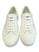 Givenchy Shoe Size 36 White & Neon yellow Leather round toe Lace Front Sneakers White & Neon yellow / 36