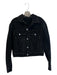 Amiri Size S Black Wash Cotton Denim Collared buttondown Distressed Jacket Black Wash / S