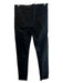 Amiri Size 8 Black Leather Button Fly High Rise Straight Leg Belt Loops Pants Black / 8