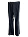 Amiri Size M Black Leather Elastic Waist Side Zip High Rise Flare Pants Black / M