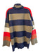 Free People Size XS Multi Polyester & Nylon Exposed Seams Stripe Sweater Multi / XS
