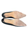 Manolo Blahnik Shoe Size 39.5 Black Leather Pointed Toe Red lining Shoes Black / 39.5