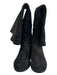 Stuart Weitzman Shoe Size 9.5 Black Suede Knee High Block Heel Almond Toe Boots Black / 9.5