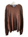 Polo Size XXL Brown Cotton Blend Cable Knit Crew Men's Sweater XXL