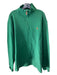 Polo Size XXL Green Cotton Blend Solid Quarter Zip Men's Sweater XXL