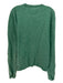 PoLL Size XXL Green Wool Blend Solid Crew Men's Sweater XXL