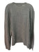 Polo Size XXL Gray Wool Blend Solid V Neck Men's Sweater XXL