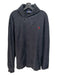 Polo Size XXL Dark Gray Cotton Blend Solid Shawl Collar Men's Sweater XXL