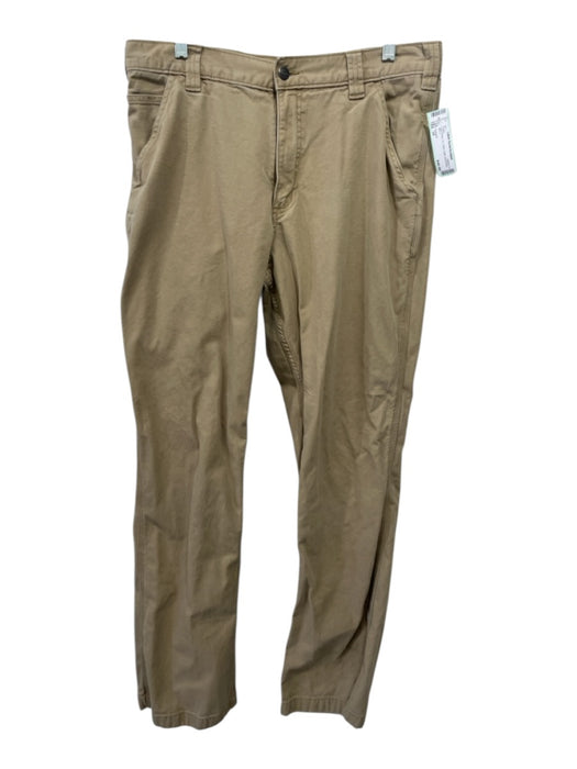 Carhartt Size 34 Light Beige Cotton Solid Men's Pants Light Beige / 34