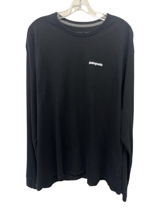 Patagonia Size XL Black Cotton Solid Men's Long Sleeve Shirt Black / XL