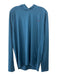 The North Face Size XL Blue Polyester Solid Hoodie Men's Long Sleeve Shirt Blue / XL