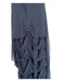 Carol Peretz Size 10 Storm Blue Silk & Polyester Round Neck Sleeveless Gown Storm Blue / 10