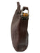 Gucci Brown Leather Guccisima Shoulder Strap Bamboo Detail Top Zip Bag Brown / M