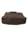 Louis Vuitton Brown Print Coated Canvas & Leather Damier Ebene Top Zip Bag Brown Print / MM