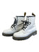 Dr. Martins Shoe Size 4 White round toe lace up Pull Tab Above ankle Boots White / 4