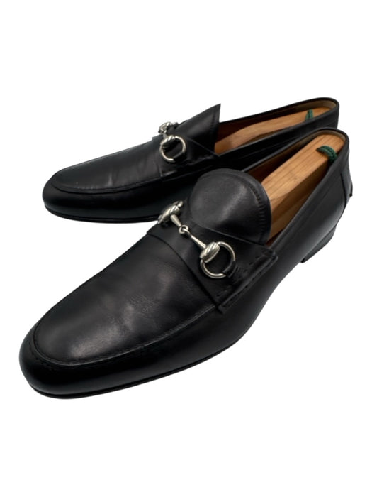 Gucci Shoe Size 7 Black Leather Solid Horse Bit Dress Men's Shoes Black / 7
