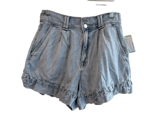 Sam Edelman Size 30 Light Wash Cotton High Waist 5 Pocket Flowy Shorts Light Wash / 30