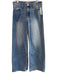 Just USA Size 8 Medium Wash Cotton Mid Rise Wide Leg 5 Pocket Jeans Medium Wash / 8