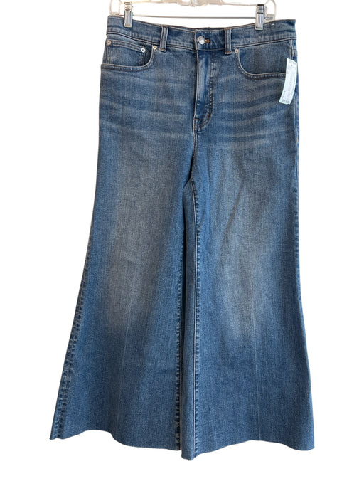 Madewell Size 29 Medium Wash Cotton Mid Rise Wide Leg 5 Pocket Jeans Medium Wash / 29