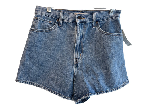 Levis Size 29 Medium Wash Cotton 5 Pocket High Rise Mom Short Shorts Medium Wash / 29