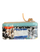 Consuela Multi Patent Leather Side Zip Card Holder Clear ID spot Wallets Multi