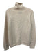 A.P.C Size XS Cream Beige Hemp, Wool, Alpaca High Neck Raglan Sweater Cream Beige / XS