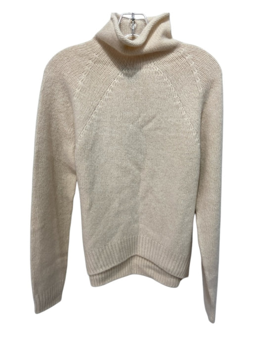 A.P.C Size XS Cream Beige Hemp, Wool, Alpaca High Neck Raglan Sweater Cream Beige / XS