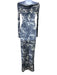 Superdown Size XXS Navy & Cream Polyester Mesh Trees & Animals Long Sleeve Dress Navy & Cream / XXS