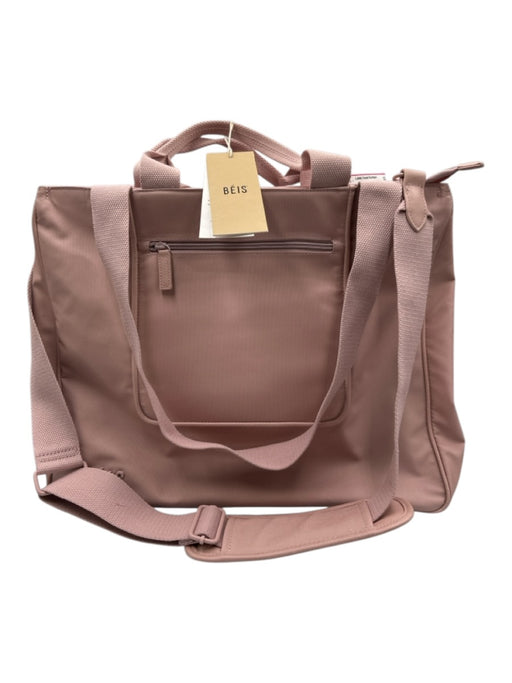 Beis Dusty Rose Recycled Polyester Double Strap Front and Back Pockets Bag Dusty Rose / Large