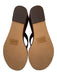 Steve Madden Shoe Size 6.5 Brown Suede & Leather Thong Wedge Heels Brown / 6.5