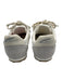 Sam Edelman Shoe Size 7 White & Gray suede & polyester Double Laces Heels White & Gray / 7