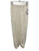 Steve Madden Size XS White Linen Blend Elastic Waist Elastic Ankle Pockets Pants White / XS