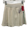 Spanx Size XS Ivory Tencel Blend Elastic Waist Mini Contrast Piping Skirt Ivory / XS