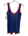 Show Me Your Mumu Size XS Navy & Red Viscose Blend Printed Sleeveless Dress Navy & Red / XS